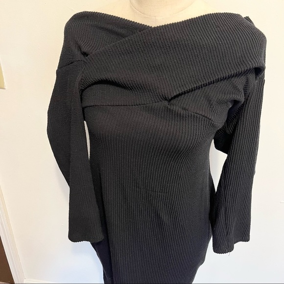 ➕ Fashion Nova Cool Breeze Off the Shoulder Plus Size Midi Dress - Picture 3 of 10